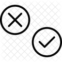 Tick and Cross  Icon