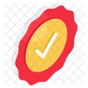 Coupon Tick Badge Label Icon