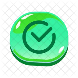 Tick in circle  Icon