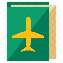 Ticket Passport Airplane Icon