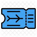 Ticket Boarding Pass Traveling Icon