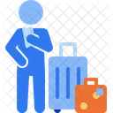 Ticket Checking Boarding Icon