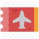 Ticket Flight Airplane Icon