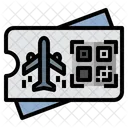 Ticket Boarding Pass Qr Code Icon