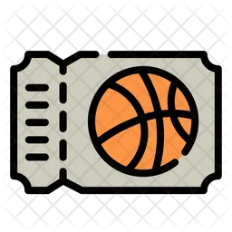 Ticket Basketball  Icon