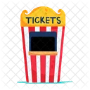 Ticket Kiosk Ticket Booth Ticket Counter Icon
