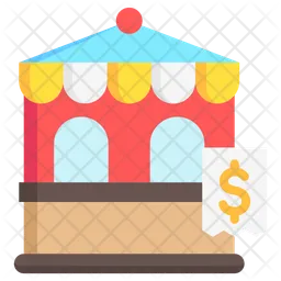 Ticket Booth  Icon