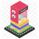 Information Booth Ticket Booth Ticket Counter Icon