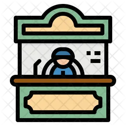 Ticket Counter  Icon