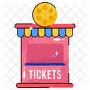 Counter Ticket Business Icon