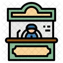 Office Ticket Commerce Icon