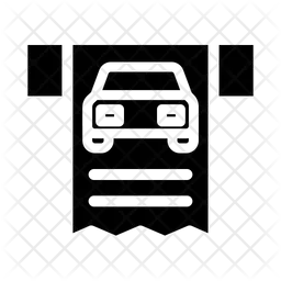 Reçu de stationnement  Icône