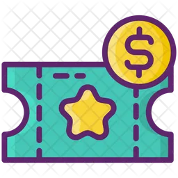 Ticket For Sale  Icon