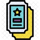 Ticket Cinema Celebration Icon