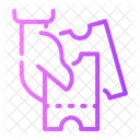 Ticket Pass Access Icon