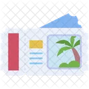 Ticket Pass Travel Icon