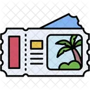 Ticket Pass Travel Icon