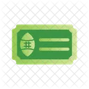 Ticket Soccer Football Icon