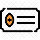 Ticket Soccer Football Icon