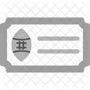 Ticket Soccer Football Icon