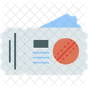 Ticket Pass Cricket Icon