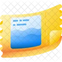 Ticket Travel Coupon Icon