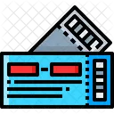 Ticket Entry Gate Icon