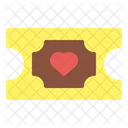 Ticket Love Couple Icon