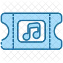 Ticket Pass Coupon Icône