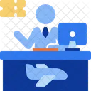 Ticket Ticketing Airport Icon