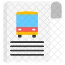 Ticket Travel Coupon Icône