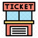 Ticket Office Booth Box Office Icon