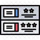 Ticket Rating  Icon