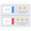 Ticket Rating  Icon