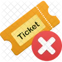 Ticket remove  Icon
