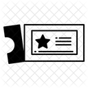 Ticket Stub Ticket Movie Icon