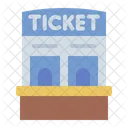 Ticket Window Railway Station Icon