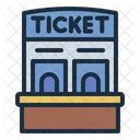 Ticket Window Railway Station Icon