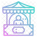 Ticket Office Stand Icon