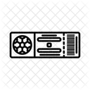 Eintrittskarte Spiel Symbol