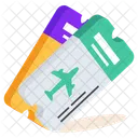 Tickets Reservierung Reisen Icon