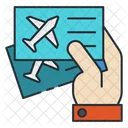 Ticket Travel Flight Icon