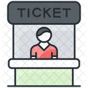 Ticketschalter Fahrkartenschalter Ticketschalter Symbol