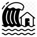 Tidal Wave Tsunami Icon