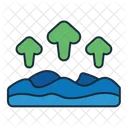 Tide Water Wave Icon