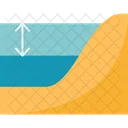 Tide Water Level Icon