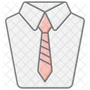 Tie And Shirt Combo Lineal Color Icon Icon