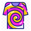 Tie Dye Pattern Colorful Icon