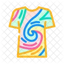 Tie Dye Shirt Icon
