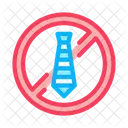 Tie Crossed Out Icon